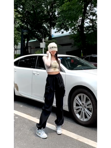 ส่งจากไทย🧡( อัพเดท สีใหม่ )💚 กางเกงคาร์โก้ กางเกงขายาว ชายและหญิง ผ้าร่ม เบาสบาย ใส่ได้ทุกโอกาส เอวยางยืด มีรูดขาและกระเป๋าข้าง (มีไซส์S-2XL)มีเก็บเงินปลายทาง