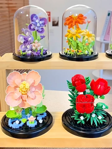LELE Mainan DIY Plant Kotak Tampilan Untuk Bunga Kreatif Untuk Romantis Dekorasi Desktop