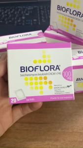 Men Vi Sinh BIOFLORA 100mg - hỗ trợ tiêu hóa tốt. Hộp 20 gói nhập khẩu từ PHÁP