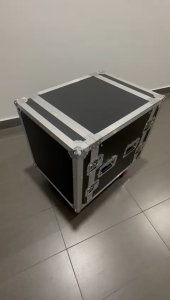 Assembled 12U/16U flight case 2 door console rack SPEEDSMOUNT cabinet for AV speaker amplifier flight