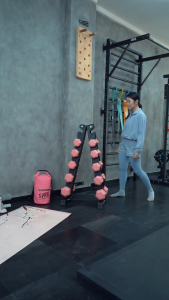 Svarga Hexagonal Dumbbell - 12 KG - Hexagon Rubber Dumbell Barbell