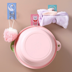 ตะขอแขวนกะละมัง ที่แขวนกะละมัง ที่แขวนอเนกประสงค์ ตะขอแขวนอเนกประสงค์ มินิมอล ลดค่า ราคาที่แขวน ที่แขวนของ ไม่ต้องเจาะผนัง