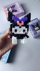 Mainan Bricks Nano Block 3d Puzzle Lego Mini Block Simulation Anak Karakter Princes My Melody Kuromi