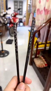 Combo 10 đôi đũa inox 316 mạ Titanium chống trơn nhập khẩu Hàn Quốc cao cấp chống trượt an toàn