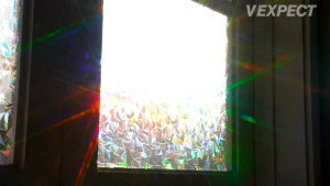 PVC Glue-free Electrostatic Frosted Glass Film Privacy Film Decor 3D Rainbow Window Sticker Film Glass Film Static Cling Removable Vinyl Stained Glass Film Sticker UV Protection Window Films decoration Various Size for Home Bedroom Living Room Office