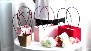 🇲🇾 7 Model Waterproof Flower Bouquet Paper Gift Bag Tote Florist Plant Box Basket Surprise Packing Kraft Kotak Bunga Beg