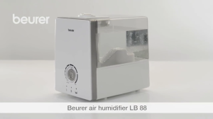 Máy Tạo Ẩm Không Khí Beurer LB 88 Tự động tắt khi hết nước Công nghệ tạo ẩm siêu âm tiên tiến dung tích 6 lít chạy liên tục bảo hành 12 tháng