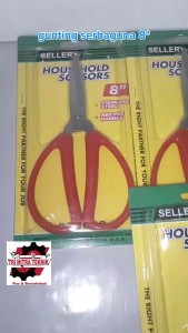 GUNTING DAHAN SELLERY SERBAGUNA UKURAN 7 INCH DAN 8 INCH