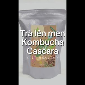 Trà Lên Men Kombucha Cascara Túi Tiện Lợi - Viethealthy 1000ml - Nguyên Chất