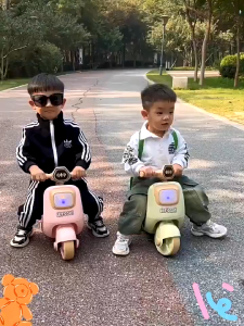 Beige Baby Walker Balance motorcycle With Music&Light Mini Children Bicycle Balancing Scooter Balance Bike For 5 Year Old - Lazada