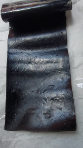 karet tambal ban motor bakar 13cmX 35 cm tebal 2mm