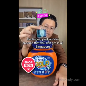 [Bundle of 3] DEPEX GOLD 3 in 1 Laundry Pods Liquid Capsule Detergent 50s - Stain Remover / Fabric Softener / 立白洗衣液