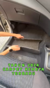 2024 NEW PRODUCT 4PCS UNIVERSAL CAR CARPET CARMAT 43CMX64CM / 42CMX28CM CARPET YANG TIDAK BOLEH KOYAK