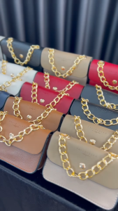 กระเป๋าหนังแบรนด์ Hallelujah ใบเล็ก สวย เก๋ เท่ รุ่น Mag Chain