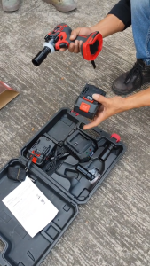 Mesin Bor Impact 2 Baterai Torsi Besar 24V Impact Wrench Brushless IW680