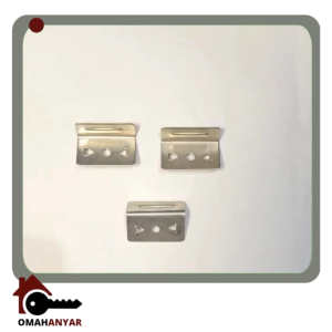 5  PCS Plat Jalu Plat L kunci Untuk Tatakan Kunci Laci