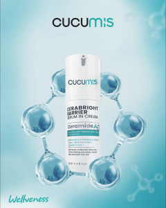 เวลวีเนส คูคูมิส เซราไบร์ท เซรั่มเสริมเกาะป้องกันผิว สูตรบางเบา เพิ่มความชุ่มชื้น