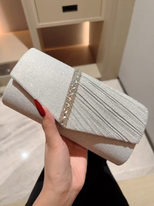 Baggie (Ready Stock) Women Diamond Clutch Purse Fashion  Evening Bag Glitter Handbag Wedding Dinner Party Casual Prom