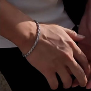 🇲🇾ZEMME🇲🇾 Twisted Chain Bracelet Stainless Steel Simple Bracelet for Men Gelang Tangan Lealki 麻花手链百搭