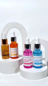 𝗝𝗨𝗡𝗞𝗜𝗘 𝗠𝗔𝗞𝗘𝗨𝗣 -Hanasui Serum 20ml All Varian [- Vitamin C - Collagen  - Gold - Anti Acne]