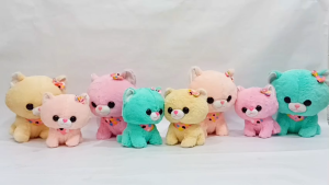 Boneka Sit Cat Kucing Syall Cute 23 CM