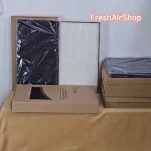 Combo Hepa + Than Màng Lọc Không Khí S.harp FP-J60E-W FP-J80EV-H FZ-J80DFE FZ-J80HFE FP-J80Li FP-J80E FP-J60E FZ-J60HFE FZ-J60DFE bộ lọc hepa màng lọc Hepa S.harp