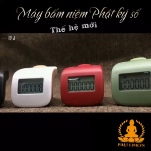 Máy Bấm Túc Số Để Nhớ Số Niệm Phật Và Lễ Lạy| Bộ nhớ gồm 6 kênh- mỗi kênh nhớ được dãy số dài tới 6 chữ số