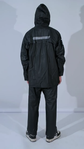 Multifunctional Raincoat Motorcycle Waterproof and Breathable Raincoat Fashion Reflective and Breathable Split Raincoat Zipper Set