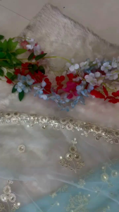 [PRE-ORDER] Semistiched Premium Net Embellished With Beautiful Cotton Lengha (10-15day delivery)