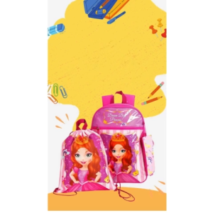 Boardwalk Vidora Girls Backpack With Drawstring Bag And Pencil Case