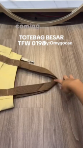 DEOABGS TOTEBAG KANVAS WANITA / TAS KULIAH KERJA TFW 00198