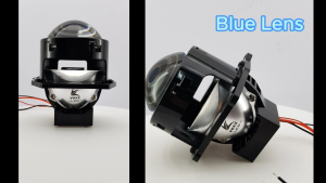 Projie BiLED 3 Inch 60W Blue Lens Projector LED Laser 3.0\" VOXX EX1