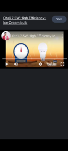 Otali Led Ice Cream 7.5W Bulb # Corn Bulb # E27 Bulb # Led Bulb # Color DL / CW / WW HOMS