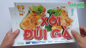 🔥 MIẾNG DÁN XÔI ĐÙI GÀ... 🔥 DÁN TƯỜNG XE CỬA KÍNH... CHO QUÁN ĂN.