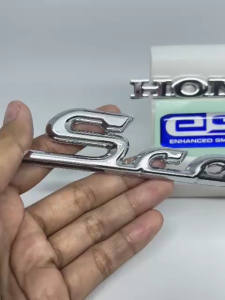 Emblem Scoopy FI Silver Logo 3D & Aksesoris