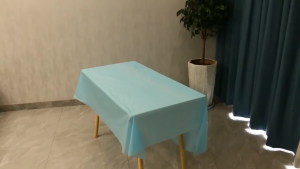 Disposable Solid Color Plastic Tablecloth Rectangle Wedding Birthday Party Solid Tablecloth Table Cover