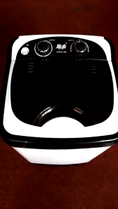 GO SHOP เครื่องซักผ้าขนาดเล็ก กระบอกเดียว หอพักครัวเรือน ความจุขนาดใหญ่ 9KG all-in-one ซักและอบแห้งกึ่งอัตโนมัติเต็มรูปแบบ