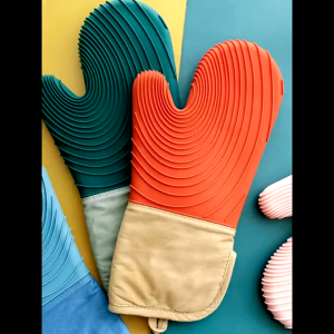 High temperature insulation baking silicone gloves oven gloves Anti-scald gloves Kitchen Baking (SG Stock)