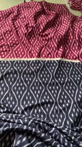 Vải Lụa Hàn Châu In Họa Tiết Khổ 1m5 - Co Giãn Nhẹ 2 Chiều Mềm Rũ - Đầm Áo Kiểu