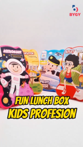Kotak Makan Tempat Bekal / Lunch Box Fan Souvenir Ulang Tahun Bahan sangat tebal Biggy