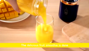Fruit Juicer Portable Electric Blender Rechargeable Juicer Cup USB Wireless Automatic Mini Squeezer Mini Juicer