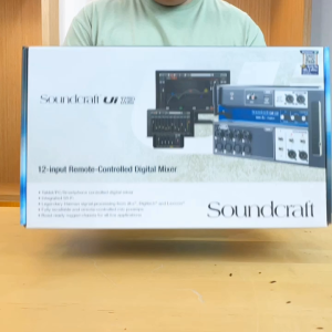 Soundcraft UI12 ดิจิตอลมิกซ์แร็ค 12 อินพุต 8 ช่องไมค์ 2 Aux พร้อมเสาส่ง Wifi ในตัว AT Prosound