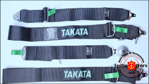 Takata Seatbelt HI-END 4 POINT RED Protection High Quality New Produce takata seat belt racing car