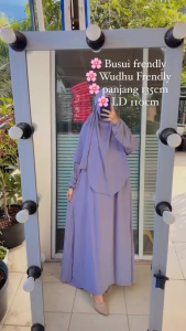 NF JAYA GAMIS CRINCLE AIRFLOW PREMIUM / GAMIS SYARI PEREMPUAN SIZE JUMBO FREE HIJAB CADAR CRINCLE