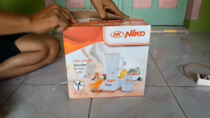 Niko Blender Plastik 2 in 1 - NKBG4P - GRATIS ONGKIR Jabodetabek