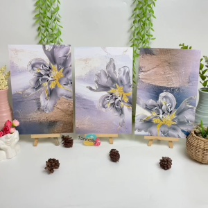 TENNESY Hiasan Dinding Bunga Water Canvas 20x30CM Dekorasi Kamar Tidur Aesthetic