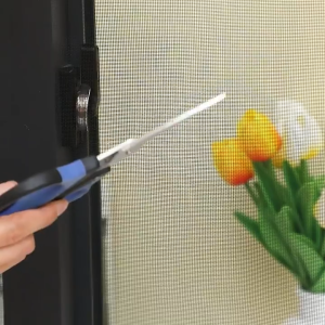 ⚡5 times suction⚡Magnetic Window Screen DIY Adjustable Fits Any Size Detachable Mosquito Window Screen Full Screen Frame Magnetic Strip detachable and washable high suction mosquito net can be cut freely door curtain mosquito net mosquito screen