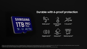 SAMSUNG PRO PLUS MICRO SD MEMORY CARD WITH ADAPTER R/W SPEED UP TO 180/130 MB/S (1TB)