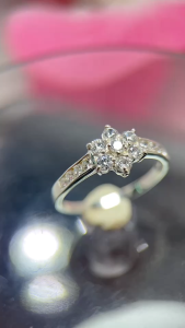 Gr Jewel แหวนเงิน925 ฝังcz Grr063