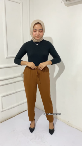 BAGGY PANTS CRENKLE PREMIUM AIRFLOW / CELANA PANJANG WANITA Crinkle